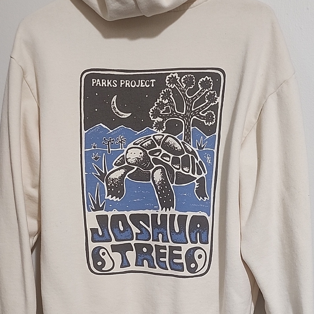 Parks Project Cream Hoodie with Joshua Tree Graphic - Picture 4 of 4